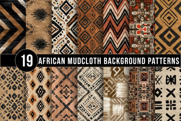 Download African Mudcloth Background Patterns - African Collection