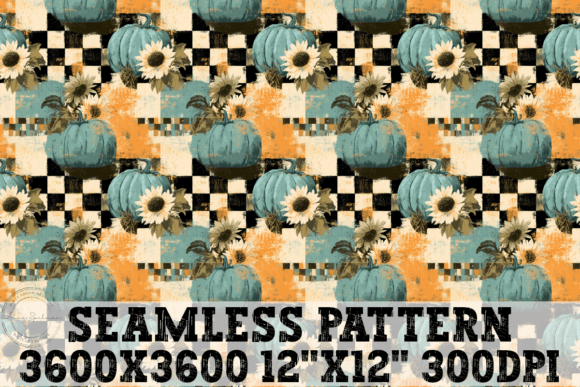 Download Grunge Pumpkins Checkered Trendy Pattern - Trendy pattern Collection