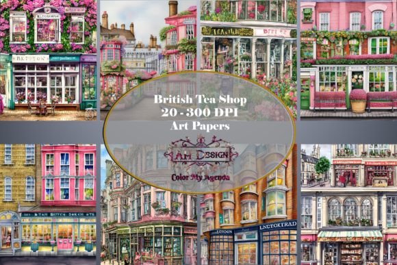 Download British Tea Shops and Scenery - Scenery Collection