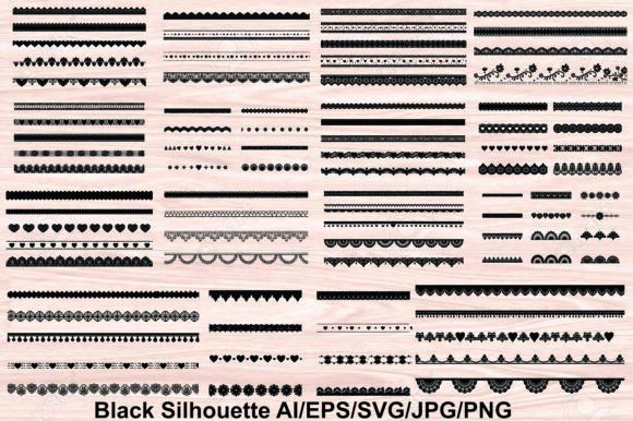 Download Lace Pattern, Classic Lace Borders - Borders Collection