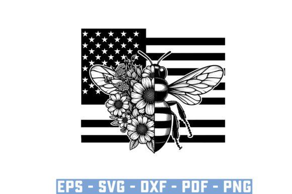 Download Gift Bee with Flowers Funny Vector Files - Vector files Collection