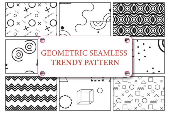 Download Geometric Seamless Trendy Pattern - Trendy pattern Collection
