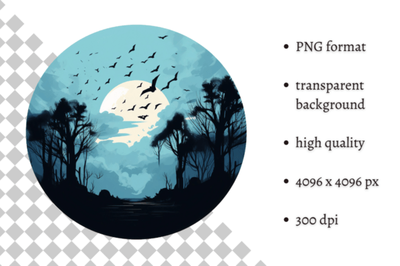 Download Cute Halloween Scenery PNG Clipart - Scenery Collection