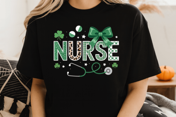 Download St. Patrick’s Day Nurse Plaid PNG - Premium Resources